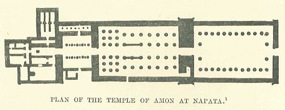 258.jpg Plan of the Temple Of Amon at Napata 
