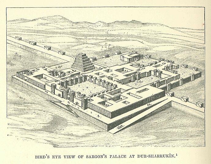 402.jpg Bird's Eye View of Sargon's Palace At
Dur-sharrukn 
